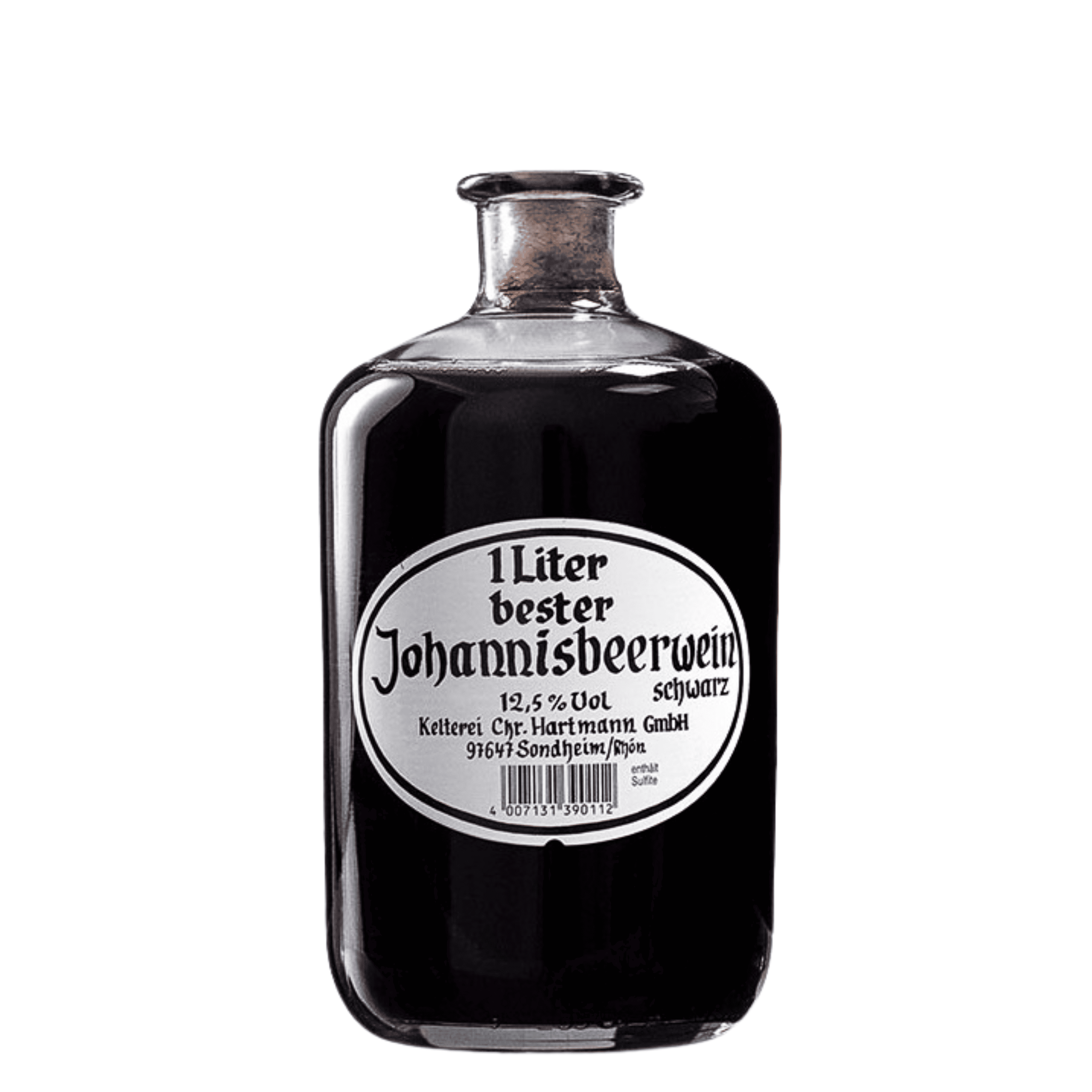 Rượu vang Johannisbeerewein 12.5%/1000ml (nho đen) 